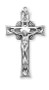 Men's Sterling Silver Embellished Crucifix