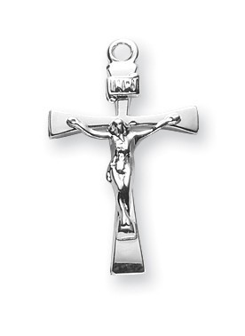 Women's Sterling Silver Plain Crucifix