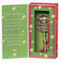 A Key for Santa Ornament - 3 1/2" x 2",  Gold Pewter with red satin ribbon. Box says "If a house has no chimney for santa to come in, or if the chimney's too small (Since Santa's not thin!) There's nothing to worry about because Santa can see how to get inside if you leave him a key!"