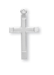 Women's Simple Sterling Silver Cross 