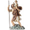 Saint Christopher Statue ~ Patron Saint of Hazardous Travel & Athletes. Dimensions: 6.25"H x 3.5"W x 1.75"D. Materials: Resin/Stone Mix

 