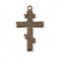 Women's Gold Plated Sterling Silver Byzantine Cross. Made in the USA!