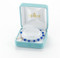 Caribbean Blue rosary Bracelet in Deluxe Gift Box