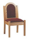 Side Chair Dimensions are: 38" height, 21" width, 20" depth. Product shown with Comfort Plus cushion but is also available in a reversible cushion 


