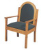 Dimensions: 41" height, 27" width, 23" depth. Product shown with Comfort Plus cushion but available in a reversible cushion