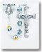Tin Cut Czech Vitriol Crystal Rosary