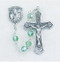 Tin Cut Chrysolite Crystal Rosary 