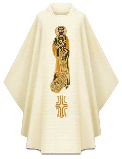 Chasuble with Saint Peter Embroidery