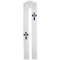 Overlay  with Cross and double rings. Overlay Measures: 5" wide by 56" long.  Available in all Liturgical Colors.