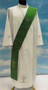Embroidered Alb in Misto Cotone fabric (40% Cotton and 60% Polyester).  EmbroideredChalice on lower front with two front amd back pleats. Front wrap style with velcro closure.
 
Sizes in Length  
 
X-Small  55"
 
Small  57"
 
Medium 59"
 
Large  61"
 
X-Large 63"
These items are imported from Europe. Please supply your Intitution’s Federal ID # as to avoid an import tax. 
Please allow 3-4 weeks for delivery if item is not in stock
