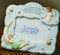 7" Sweet Dreams Guardian Angel photo frame holds a 3.5"x5" photo. The Sweet Dreams Guardian Angel photo frame is made of resin and stone mix. the dimension of the of the Sweet Dreams Photo Frame are 7.125"H x 7.25"W