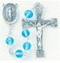Aqua Multi Faceted Rosary