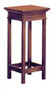 
Wooden flower stand demensions are 14"W x 14"D x 30"H. Castors can be added for an additional cost. Select color stain.