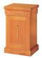 Dimensions: 30" height, 24" width, 18" depth. Brass crosses & castors are available at an additional cost
