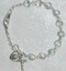 6 1/2" crystal heart bracelet. Perfect for that special girl on her 1st Holy Communion!