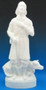 White - Detailed vinyl lawn and garden statue is designed for lasting durability indoors and outdoors. Available in several  finishes: White, Color, Patina, Granite, Wood Stain, Bronze.