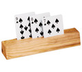 Extra Hand Wood Card Holder