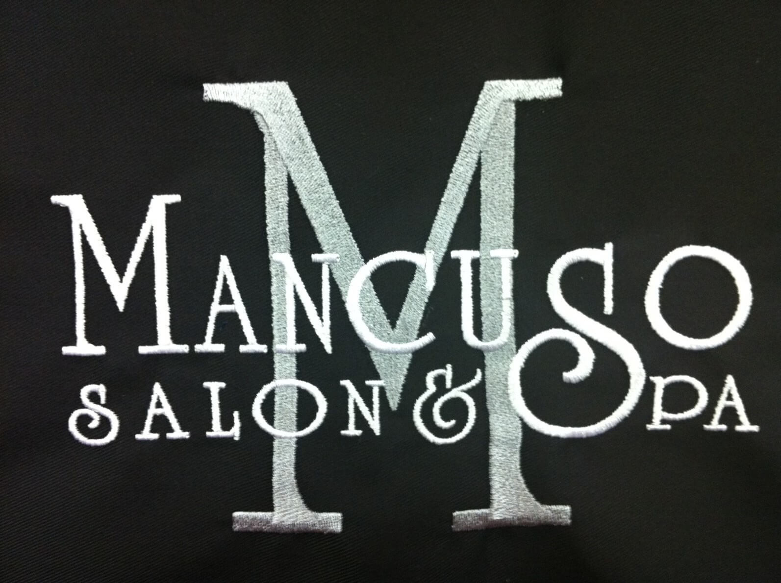 Mancuso salon and spa loves Custom Salon Capes!