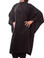 Lana - saloncapes.com's High Performance, Iridescent Polyblend Hair Cutting Cape in Black