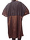 Zipper salon smock and client robes in brown