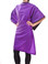 Rita - saloncapes.com's High Performance, Reversible Kevlar-blend Chemical Cape in Black/Purple, color side