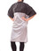 Rita - saloncapes.com's High Performance, Reversible Kevlar-blend Chemical Cape in Black/Silver, chemical side