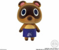 BANDAI Shokugan Animal Crossing Flocked Mini Figure 4.5cm - 15 to collect - Timmy