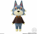 BANDAI Shokugan Animal Crossing Flocked Mini Figure 4.5cm - 15 to collect - Wolfgang
