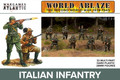 World Ablaze: The Second World War 1939-1945 - Italian Infantry (32 Multi Part Hard Plastic 28mm Figures)