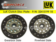 LuK OE OEM Clutch Disc Friction Plate 2000-2003 BMW M5 E39 Z8 E52 4.9L S62B50 V8