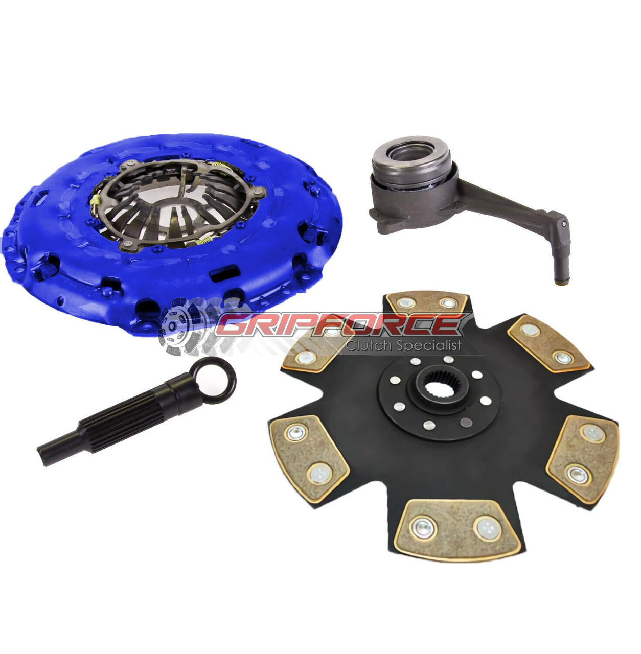 ClutchMax Stage 3 Clutch Kit + Slave + Solid Flywheel For 06-08 VW GTI MK5 2.0T FSI