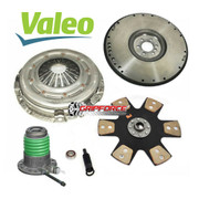 VALEO-FX STAGE 4 CLUTCH KIT+SLAVE+FLYWHEEL FOR 10-15 CHEVY CAMARO SS Z/28 5TH