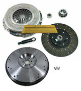 GF CLUTCH KIT + MID-WEIGHT SOLID FLYWHEEL for 96-04 FORD MUSTANG GT 4.6L 6 BOLT