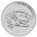 2014 $1 Saltwater Crocodile 1oz Silver BU