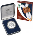 2008 $5 Silver Proof Centenary of Scouts Australia Series