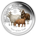 Australia 2015 Year of the Goat 1oz Colour Silver Proof
