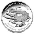 2015 $5 High Relief Croc Agro Jr 1oz Silver Proof