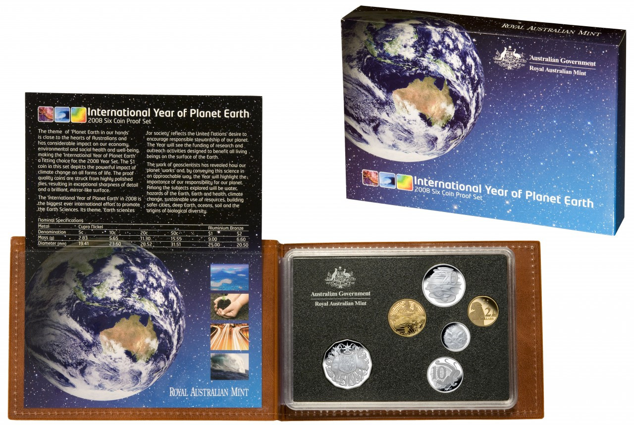 2008 Year Proof Coin Set International Year of Planet Earth