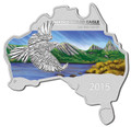 2015 $1 Australia Shaped Wedge-Tailed Eagle 1oz Silver BU