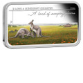 Sunburnt Country - A Land of Sweeping Plains 2015 1oz Silver Proof Rectangle Coin