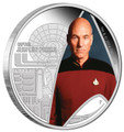 Tuvalu 2015 $1 Star Trek - Captain Picard 1oz Silver Proof