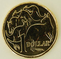 2015 One Dollar Mob of Roos Uncirculated Coin