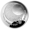2015 $5 Netball World Cup Curved 1oz Silver Proof
