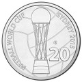 2015 20c Netball World Cup S Counterstamp UNC
