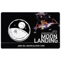 2009 50c Moon Landing 40th Anniversay Carded UNC
