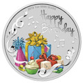 Happy Birthday 2019 $1 1oz Silver Brilliant Uncirculated Coin