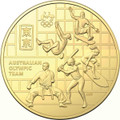 Tokyo Olympics 2020 50c Australian Olympic Team Gold-Plated Copper-Nickel Unc Coin