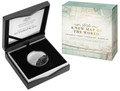 2019 $5 A New Map of the World/ 1626 Columbus Silver Domed Proof