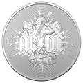 AC/DC 2021 $1 1oz Silver Frosted Uncirculated Coin