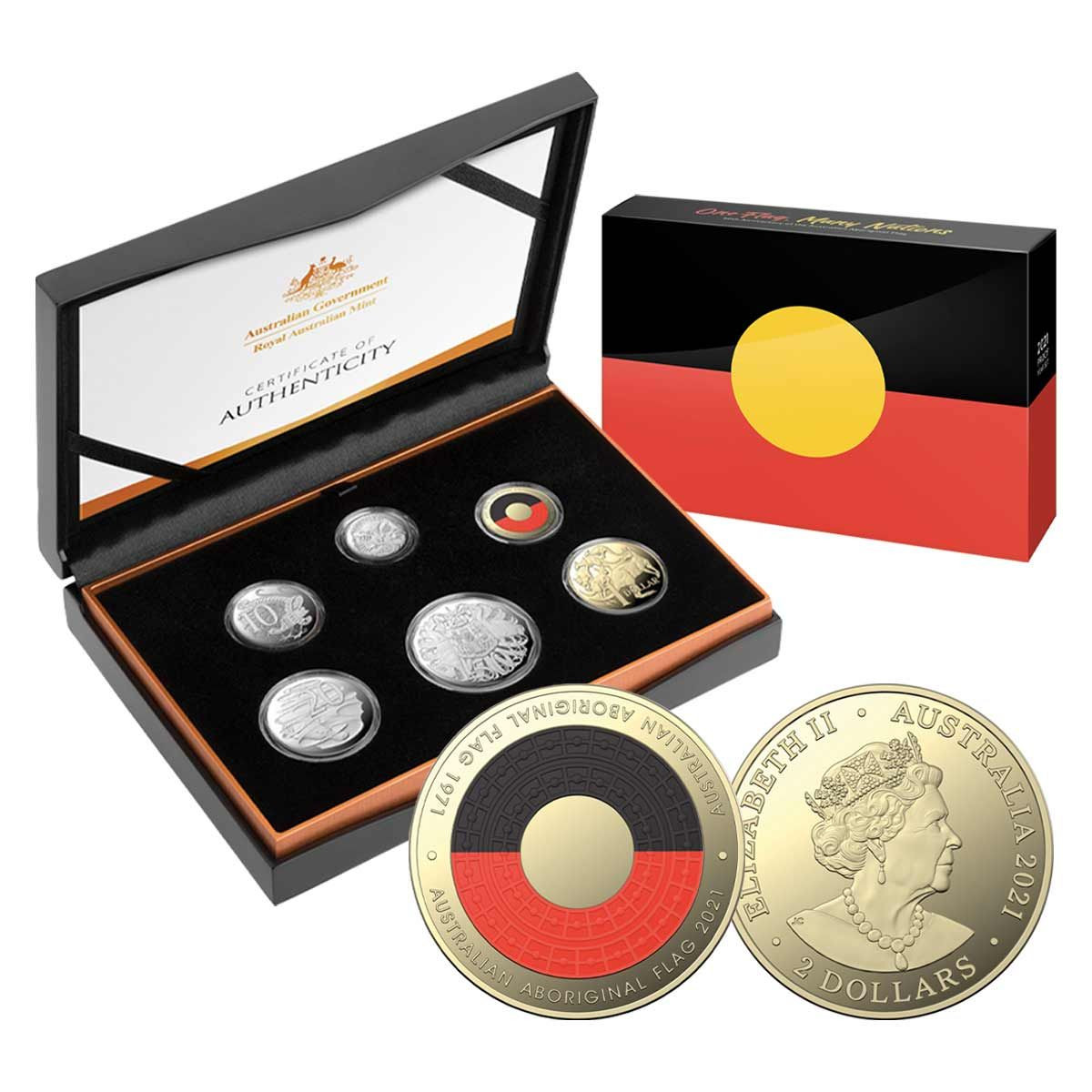 2021 6 Coin Proof Set Western Sydney Stamps and Coins. ABN